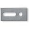 Piastrina 90X30X5 A2 L 13/9